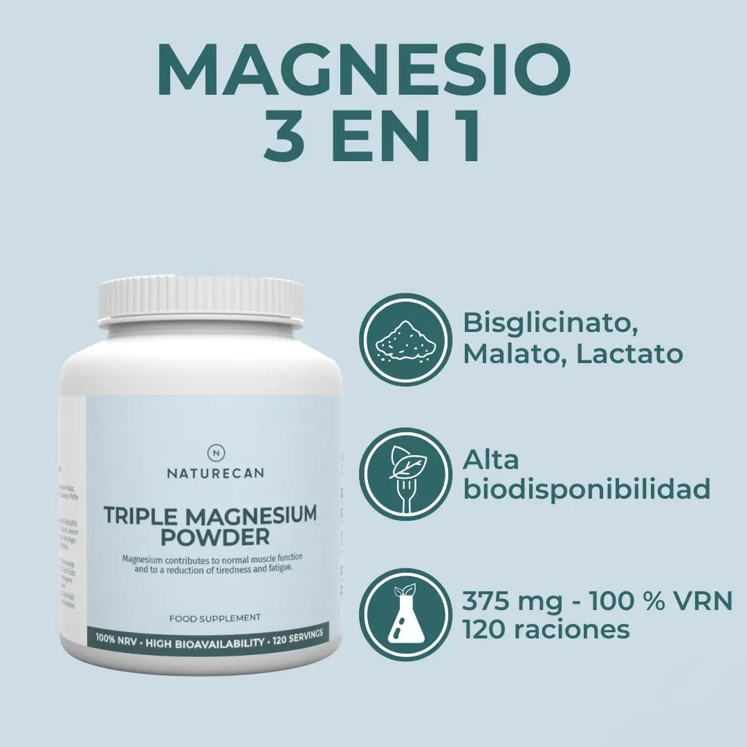 Bisglicinato de Magnesio 3 en 1
