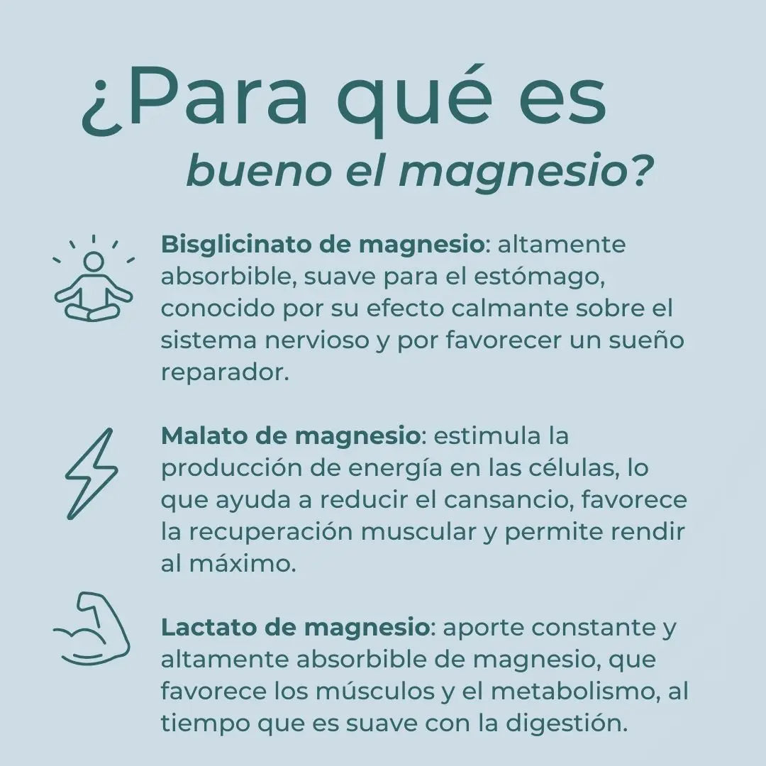 Bisglicinato de Magnesio 3 en 1