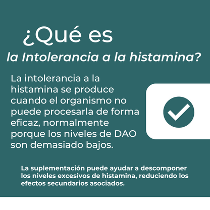 Suplemento DAO (Diamino Oxidasa)
