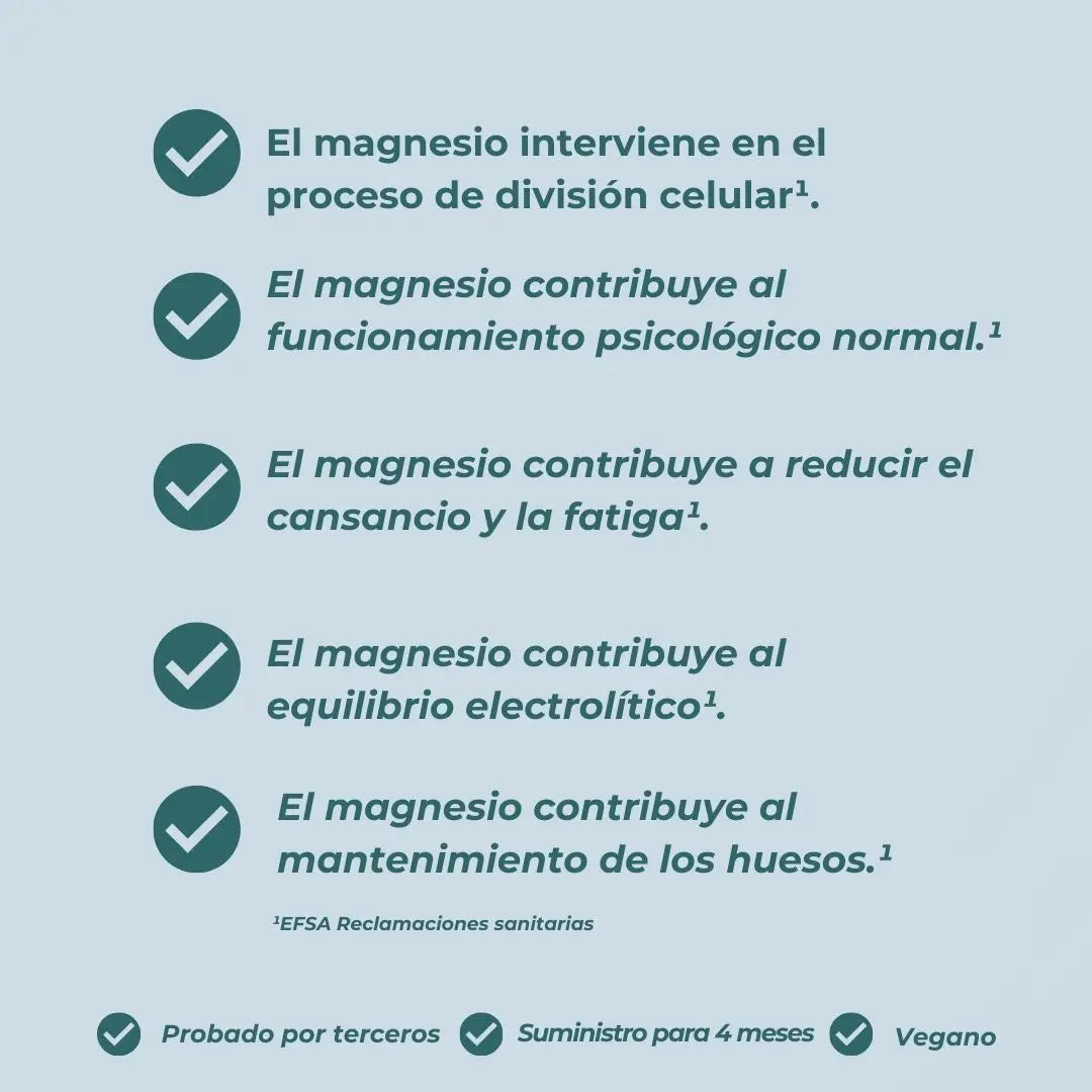 Bisglicinato de Magnesio 3 en 1