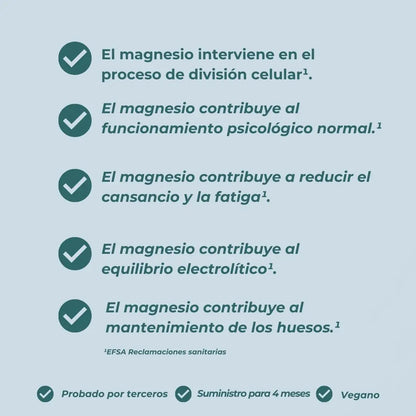 Bisglicinato de Magnesio 3 en 1