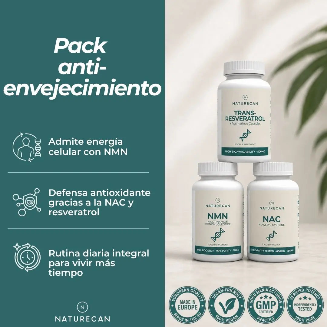 Pack suplementos longevidad