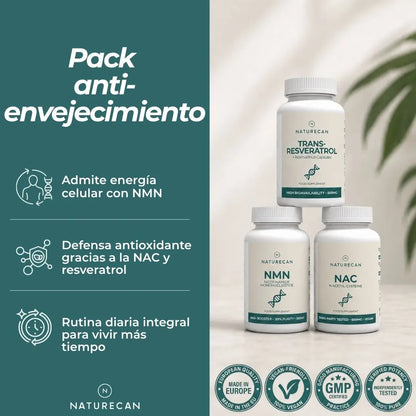 Pack suplementos longevidad
