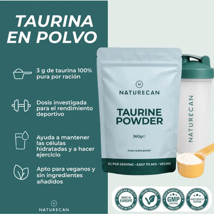 Taurina en polvo